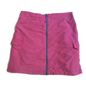 LANDS’ END Skirt mini reversible pink purple Size 16 Girls Kids Bottoms